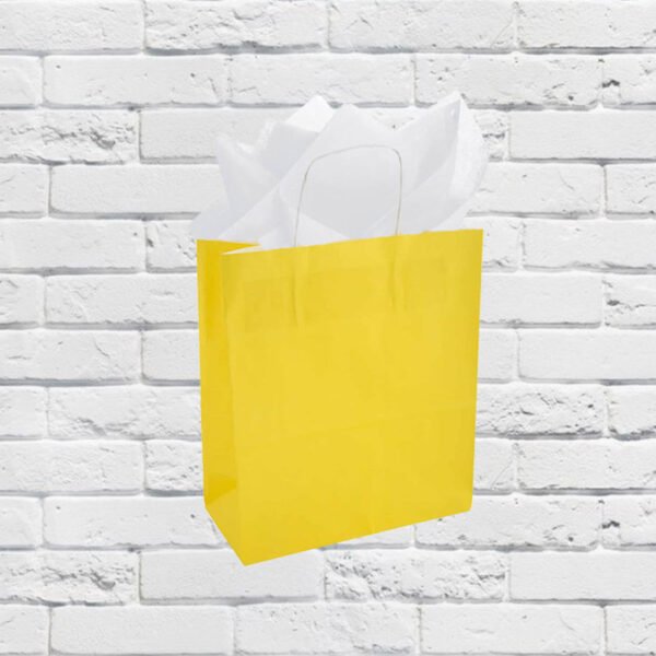 Gift Bags with White Tissue Paper