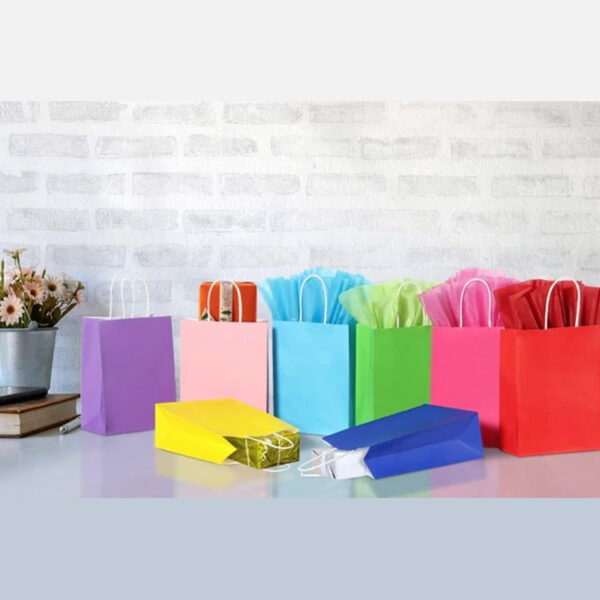 Gift Bags with White Tissue Paper - Image 2